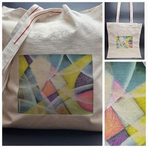 Saco personalizado arte moderna